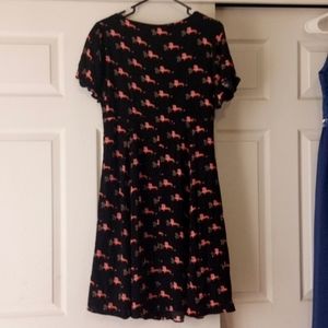 NEW Anthropologie Preslin / Praslin Maeve Lion Print Dress Size 12